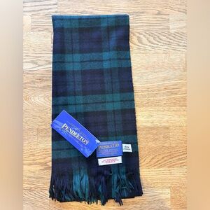 Pendleton Blackwatch Tartan Plaid 100% Wool Scarf